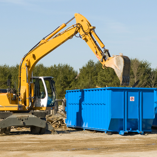 are there any restrictions on where a residential dumpster can be placed in Goldendale WA